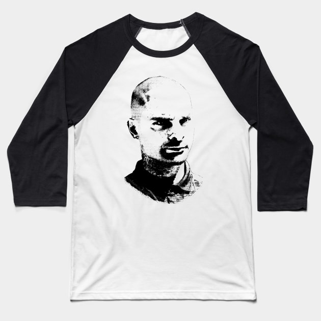 Nacho Portrait Baseball T-Shirt by phatvo